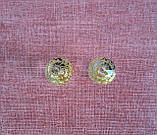 Меблева ручка кришталик оргстекло 30мм золото, фото 8