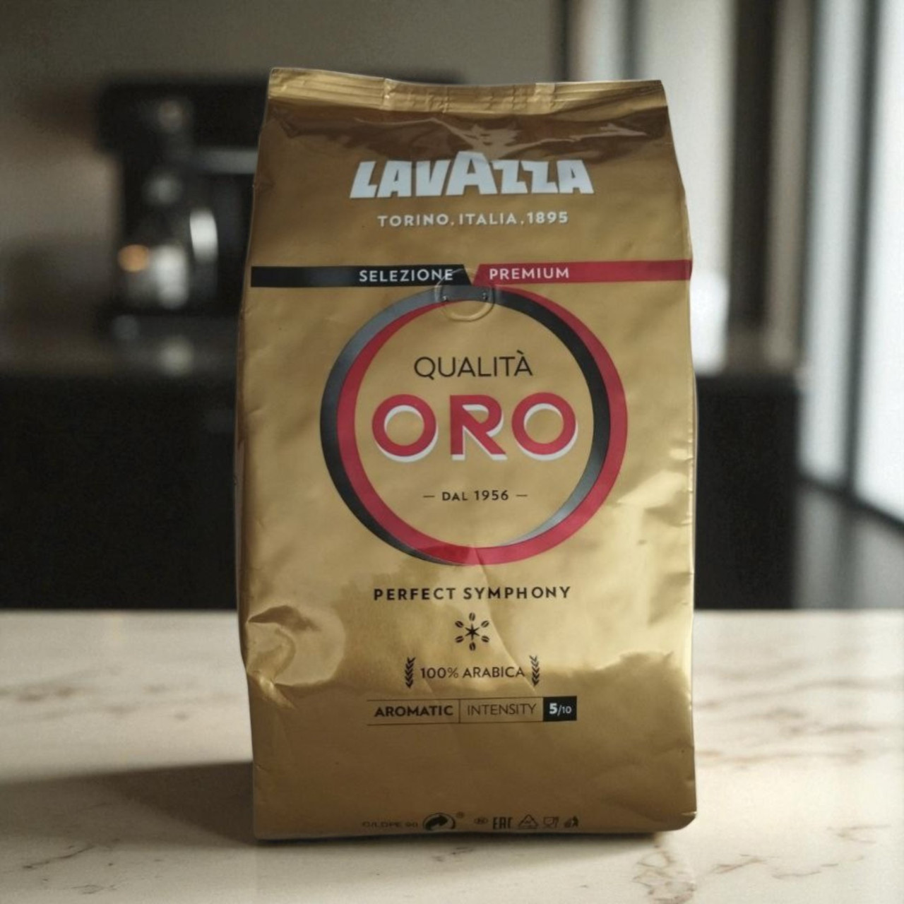 Кава в зернах Lavazza Qualita Oro Лавацца ОРО 1 кг зернова кава Арабіка 100%, фото 1