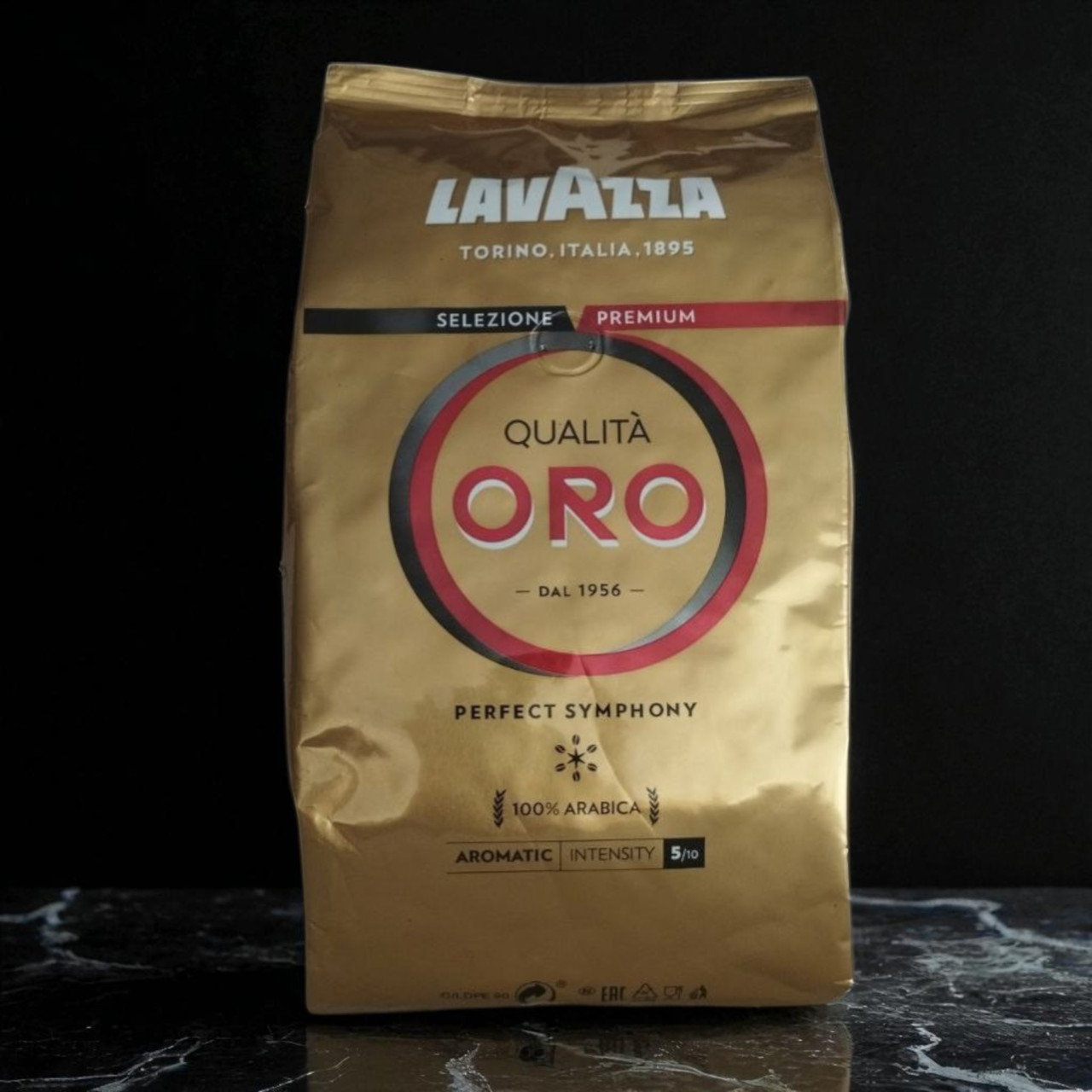Lavazza Qualita Oro 1кг кава в зернах Лавацца ОРО Арабіка 100%, фото 1