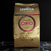 Кава в зернах Lavazza Qualita Oro Лавацца ОРО 1 кг зернова кава Арабіка 100%