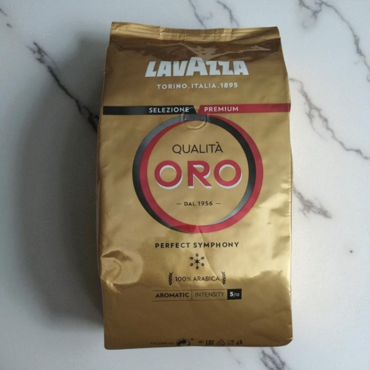 Lavazza Qualita Oro кава в зернах Лавацца ОРО 1кг Арабіка 100%, фото 1