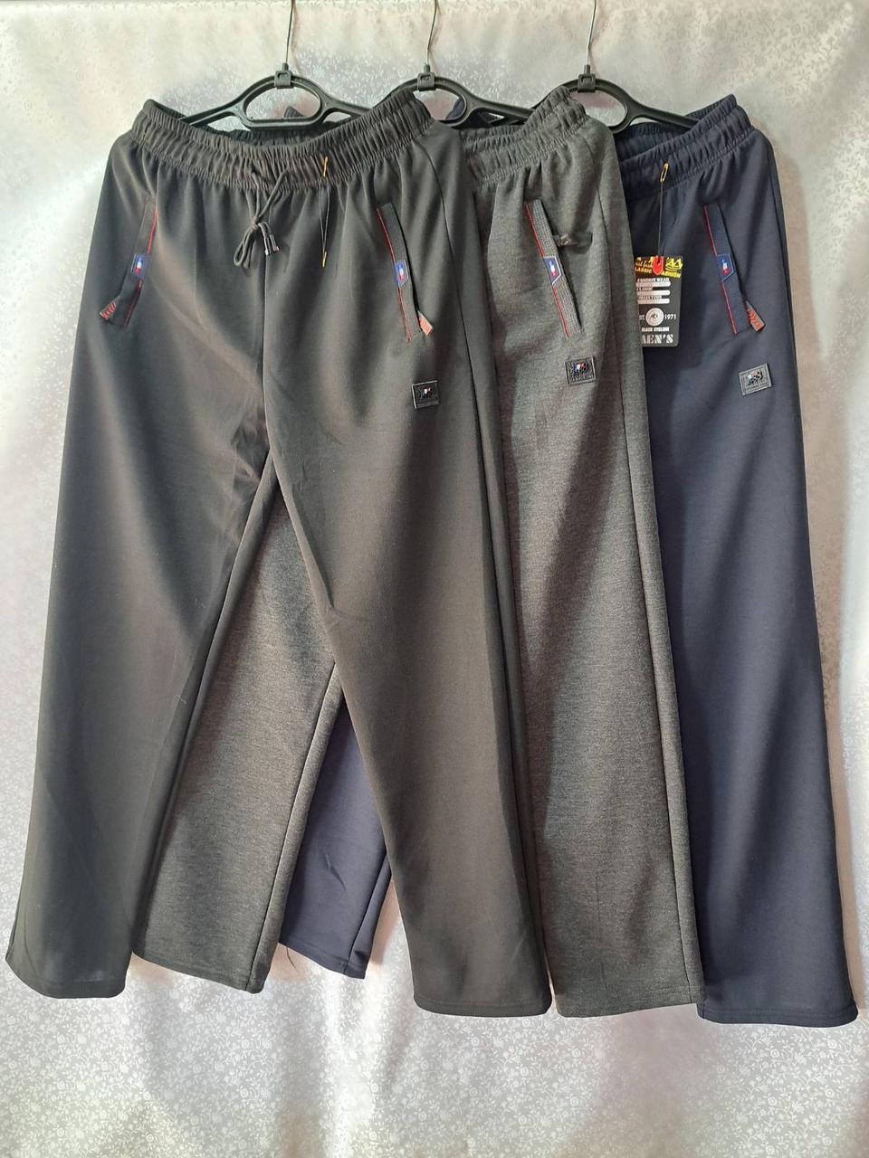 Чоловічі спортивні штани трикотаж 48-56 норма, фото 1