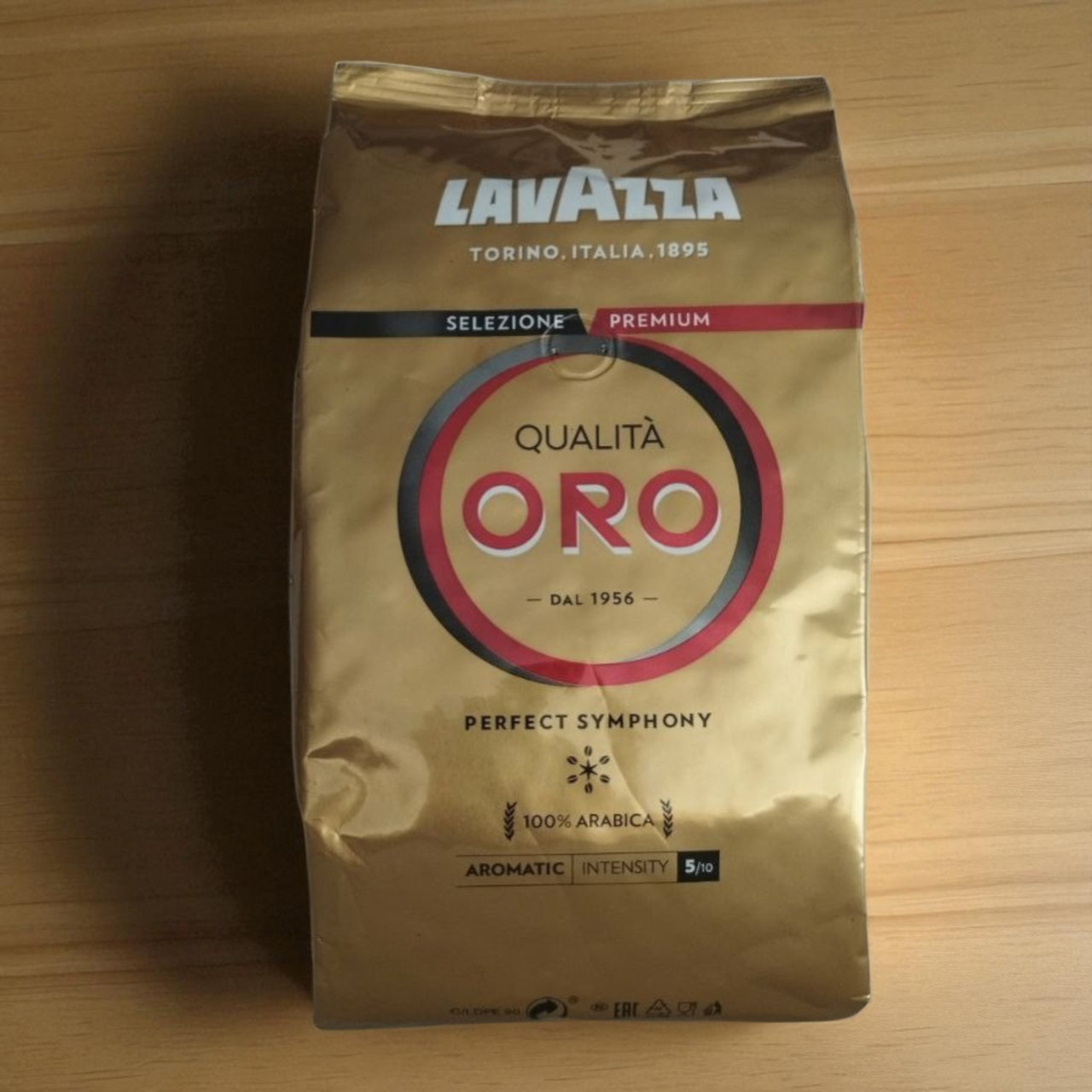 Lavazza Qualita Oro кава в зернах Лавацца ОРО 1 кг зернова кава Арабіка 100%, фото 1