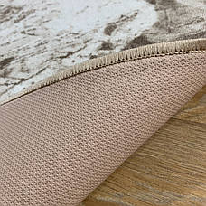 Килимова доріжка на гумовій основі ширина 1м  Бежевий мармур ATHENS, фото 2