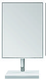 Дзеркало косметичне прямокутне на ніжці та підставці настільне 21,5х16 см TITANIA art.1599, фото 10