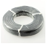 Дріт, кабель термостійкий м'який силіконовий із силікагелем (1 метр червоний + 1 метр чорний), AWG 12/4 мм, фото 6