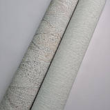 Шпалери вінілові 1,06 × 10 м Marburg Botanica 1033026, однотонні блакитні для спальні, вітальні, кухні, коридору, фото 6