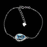 Браслет. Натуральний топаз. Срібло 925., фото 2