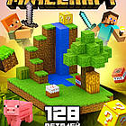 Магнітний конструктор з кубиків сцена Водоспад 128 деталей Minecraft Magnetic Cube H059 — кубики майнкрафт, фото 7