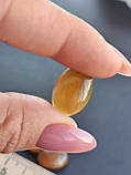 Кабошон овал з сердоліку. Камінь без оправи для ваших прикрас. Сердолік натуральний. Розмір 18*13*6.5 мм., фото 2