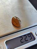 Кабошон овал з сердоліку. Камінь без оправи для ваших прикрас. Сердолік натуральний. Розмір 18*13*6.5 мм., фото 3
