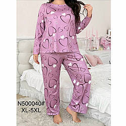 Жіноча піжама "Бамбук" Розміри: 48,50,52,54,56 (49027)