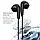 Гарнітура СolorWay 3.5 mm Wired Earphone Sound Wave Black (CW-WD04BK), фото 3