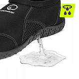 Взуття для пляжу (аквашузи) TSUNAMI Slip-On для плавання та водних видів спорту Size 28 Black, фото 4