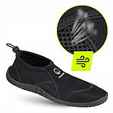 Взуття для пляжу (аквашузи) TSUNAMI Slip-On для плавання та водних видів спорту Size 28 Black, фото 8
