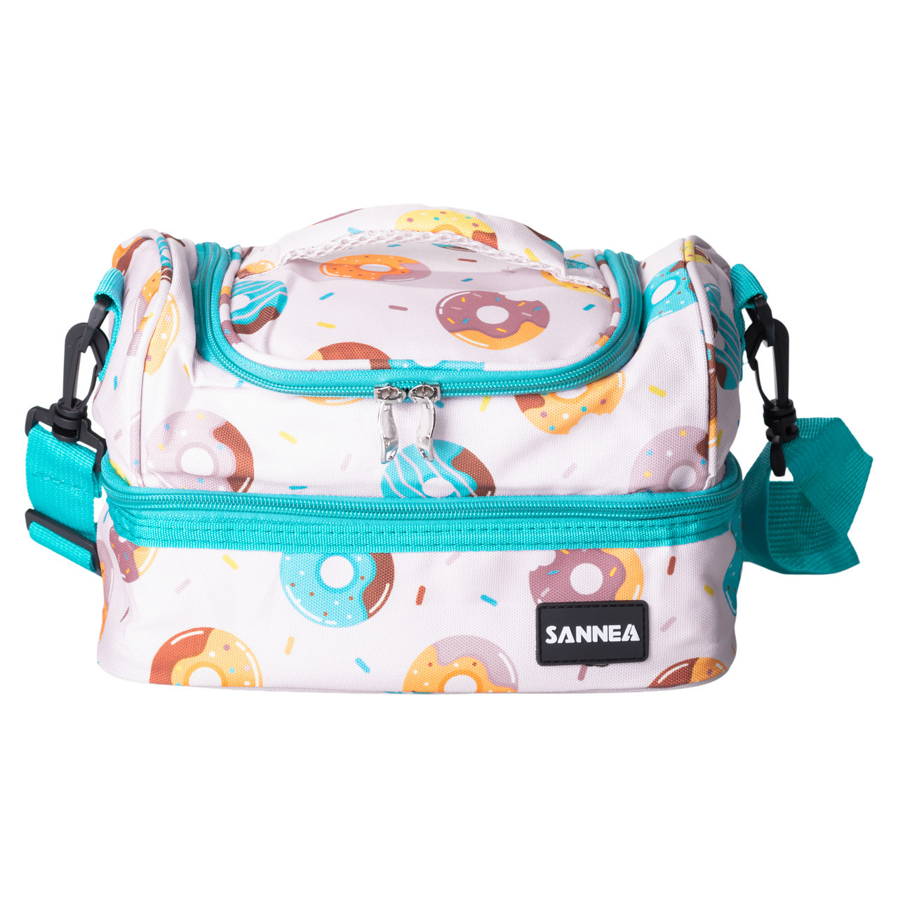 Ланч біг 25×15×15 (см) сумка для їжі до школи термосумка 7(л) дитяча для ланчу, пікніка Розовий HP-14-11, фото 1