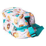 Ланч біг 25×15×15 (см) сумка для їжі до школи термосумка 7(л) дитяча для ланчу, пікніка Розовий HP-14-11, фото 5