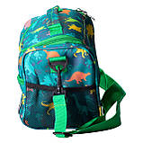 Ланч біг термосумка дитяча 5(л) для ланчу, пікніка сумка для їжі до школи сумка холодильник Зелений HP-14-12, фото 5