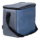 Термосумка холодильник 16 (л) для їжі, напоїв, пива холодильна сумка для риболовлі та пікніка Синій HP-14-17, фото 4