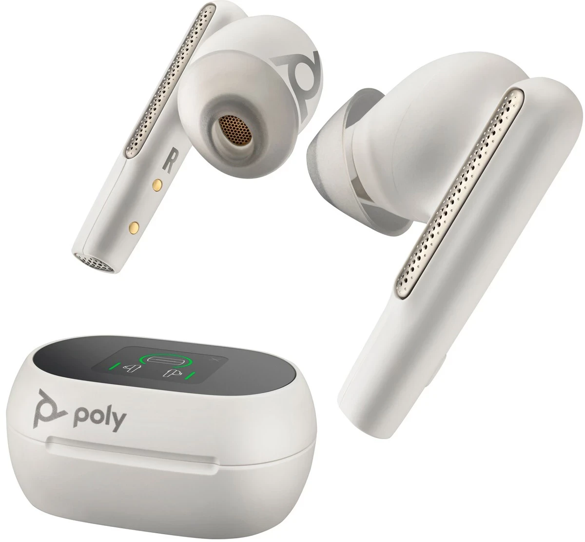 Навушники TWS Poly Voyager Free 60+ Earbuds + BT700A + TSCHC White