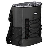 Терморюкзак 22 (л) рюкзак холодильник, терморюкзак для їжі термосумка рюкзак Сірий HP-14-22, фото 2