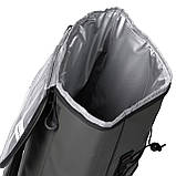 Терморюкзак 22 (л) рюкзак холодильник, терморюкзак для їжі термосумка рюкзак Сірий HP-14-22, фото 3