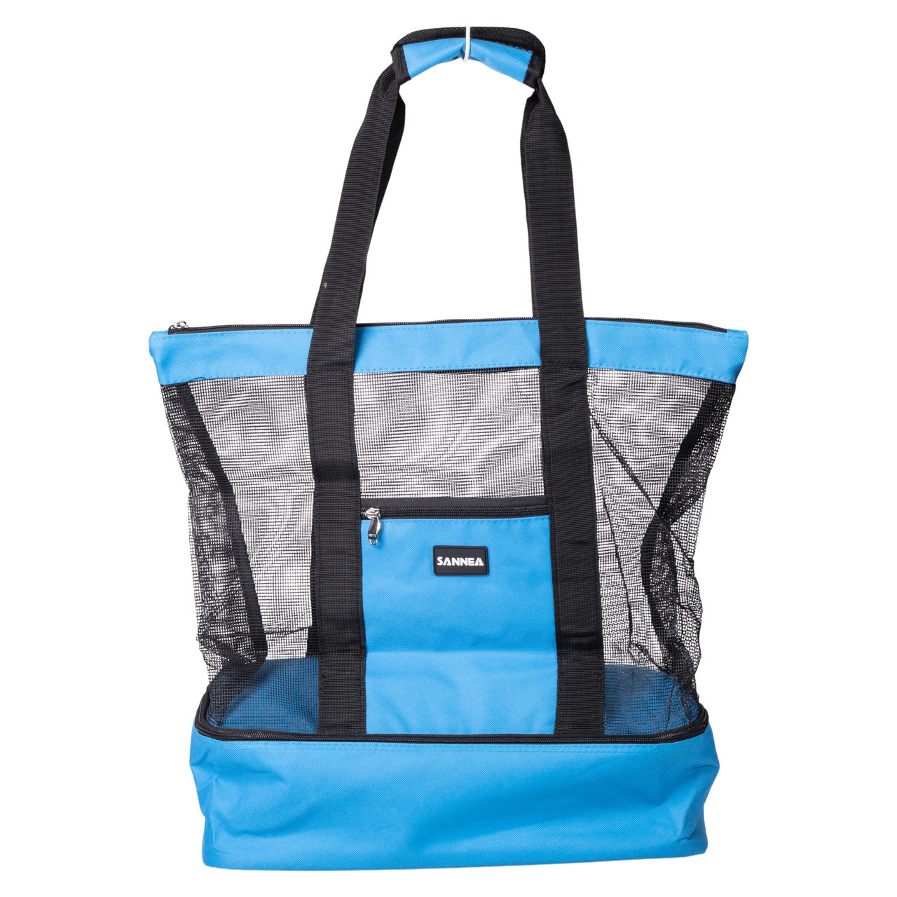 Пляжна сумка холодильник, термосумка на 2 відділення для природи та пікніка 47×15×48 (см) Синій HP-14-25BL, фото 1