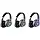 Навушники з мікрофоном Defender FreeMotion B571 Bluetooth, LED, сірі, фото 8