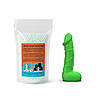 Свічка у формі члена Чистий Кайф MEDIUM Green, фото 4