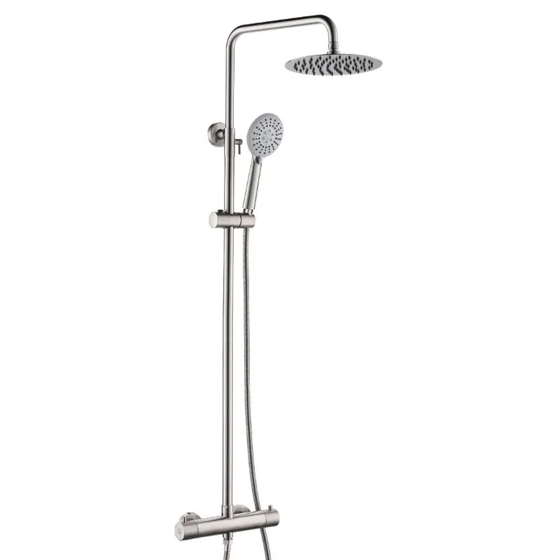 Душова колона з термостатичним змішувачем Koer KI-57018-02 3 функції, з неірж.сталі SUS304 (Цве, фото 1