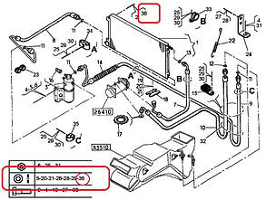 Шайба пластикова RENAULT OE RVI 5001864515 оригінал