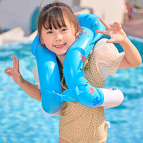 Дитячий жилет для плавання "Вісімка", надувний, Блакитний