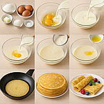 Тонкі млинці на молоці — покроковий рецепт з фото та начинками