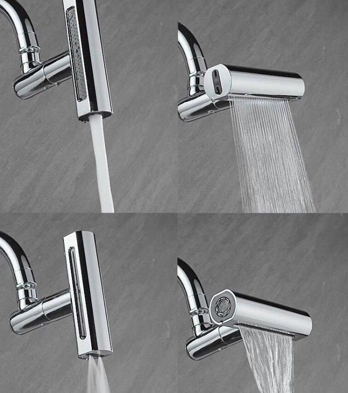 Аератор розпилювач водоспад для кухонного змішувача 4 в 1 207349, фото 1