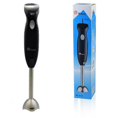 Блендер ручний кухонний Domotec MS 5101 металева ніжка 150766