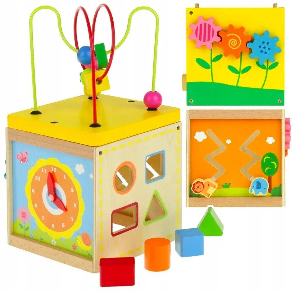 Дерев'яна іграшка Kabi бокс для вивчення геометричних фігурок 207384, фото 1