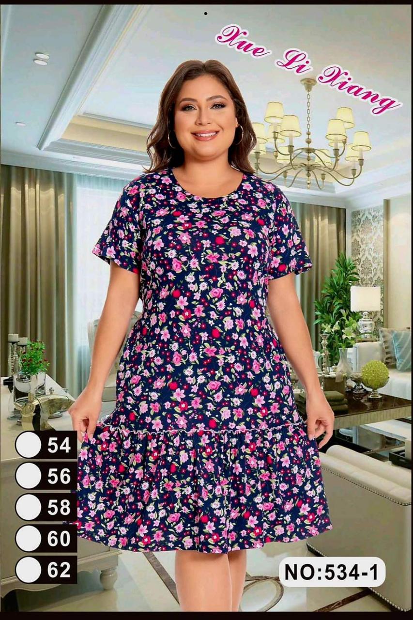 Жіноче плаття з кишенями віскоза (54-62), фото 1