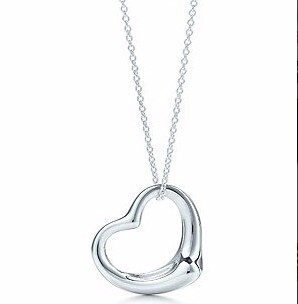 Кулон Серце на шию з ланцюжком, фото 1