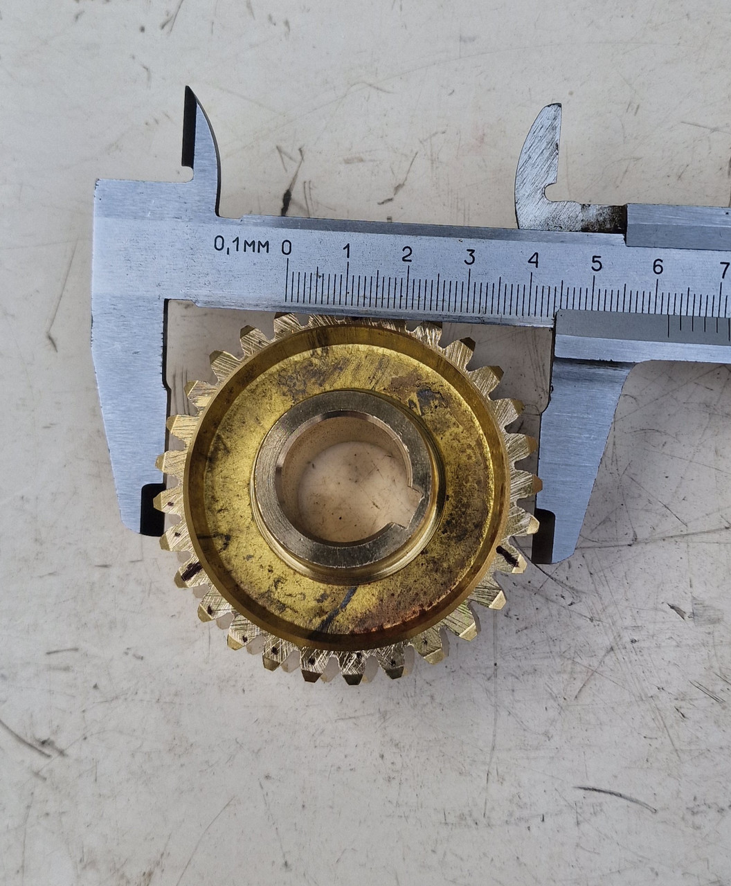 Шестірня редуктора 29 зубців мотокультиватор із двигуном від мотокоси, фото 1