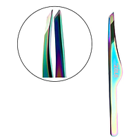 Zola Пінцет професійний для брів Металік скошений