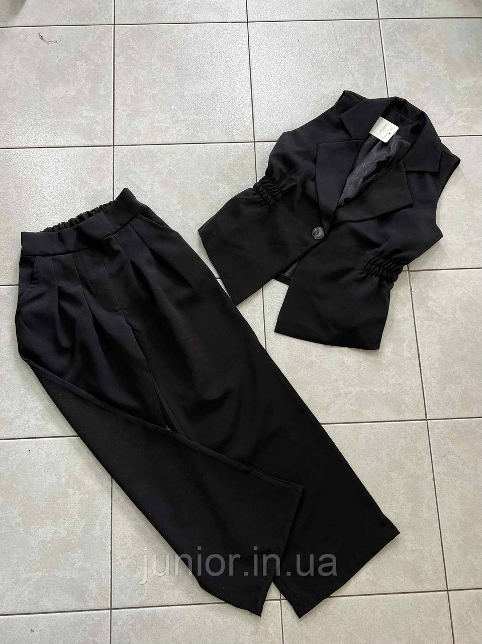 Костюм шкільний жилет і палаццо для дівчинки "Флай" (134-158р), фото 1
