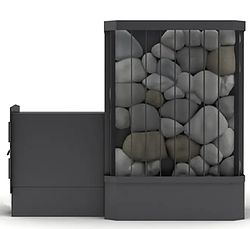 ПІЧ ДЛЯ САУНИ РЕБРО 30М3 З ВИНОСОМ І СТЕКЛОМ 305*305, фото 3