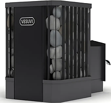 КАМІНКА ДРОВАРНА РЕБРО 30 М3 СОТІКЛОМ 400*400 І ВИНОСОМ, фото 2