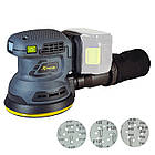 Акумуляторна ексцентрикова шліфувальна машина TITAN PES125B-CORE (без акумулятора та зарядного пристрою)