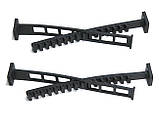 Кріплення Super Fix NSR1528 381 мм 2 пари. Гумовий хомут для каністр балонів ящиків, фото 3