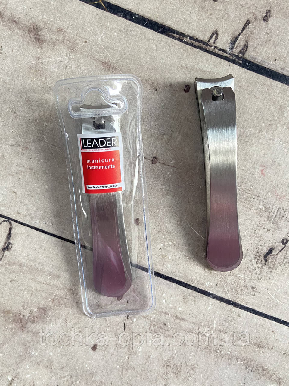 Кліпер для нігтів Leader великий гнутий, фото 1