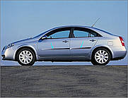 Молдинги на двері для Nissan Primera P12 2001-2008