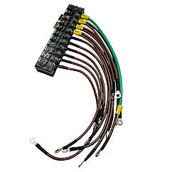 Колодка клемна з проводами до електрокам'янки EcoFlame SAM D-15