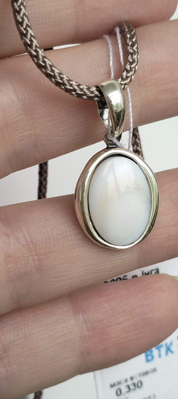 Срібний кулон з перламутром Інга арт.3685, фото 1