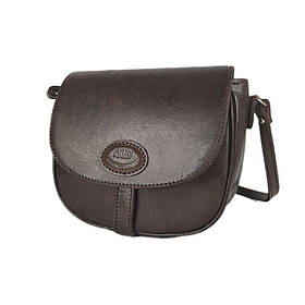 Сумка жіноча "Ріміні" натуральна шкіра, коричневий (шоколад)